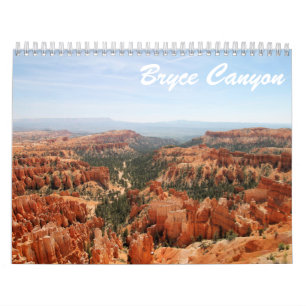 Calendrier de canyon de Bryce