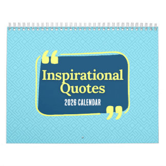 Calendrier de citations inspirantes 2026