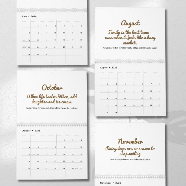 Calendrier de citations joyeuses 2026 (Créateur téléchargé)