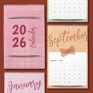 Calendrier de conception lumineux, joyeux et adora