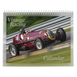 Calendrier de course vintage