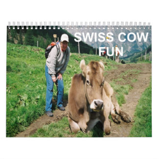 CALENDRIER DE COUVERTURE D'AMUSEMENT DE VACHE