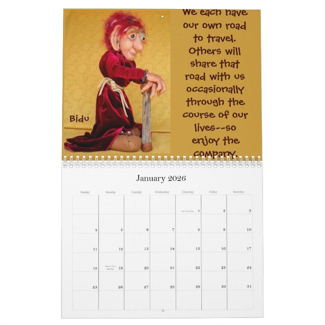 Calendrier de Crazies du Stir 2013 (Jan 2026)