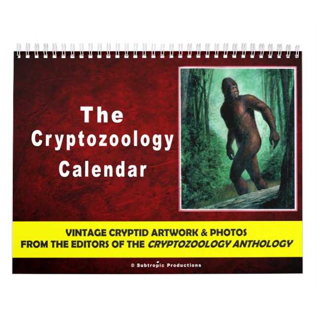 CALENDRIER DE CRYPTOZOOLOGIE (Protection)