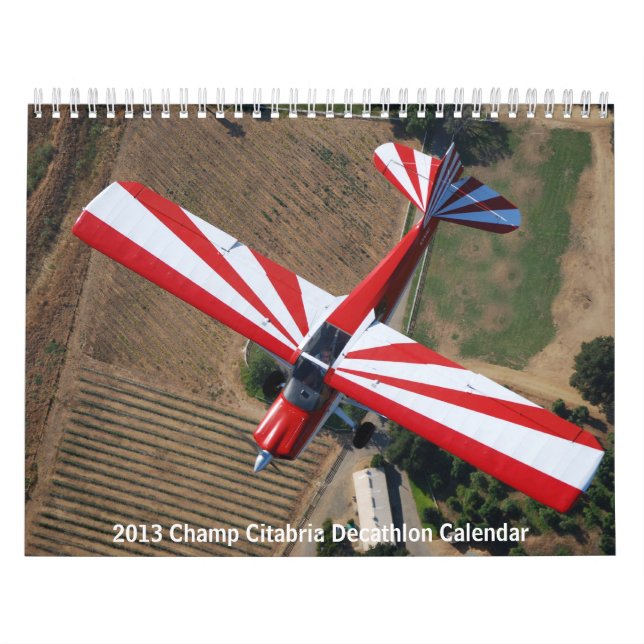 Calendrier de décathlon de Citabria de 2013 (Protection)