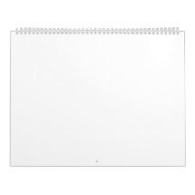 Calendrier de deux pages, immense, 14¼ po x 22 po