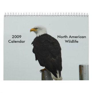 Calendrier de faune de 2009 Nord-américains