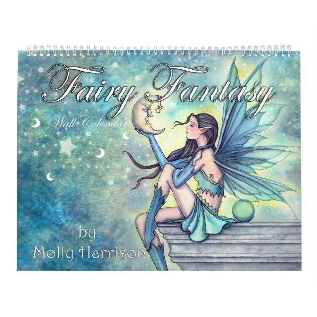 Calendrier de fées de Molly Harrison Fantaisie Art (Protection)