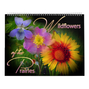 Calendrier de fleur sauvage de prairie