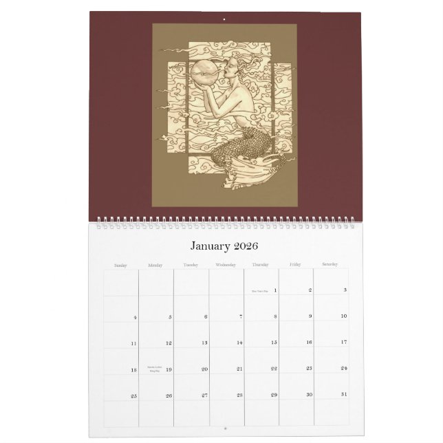 Calendrier de Gaïa (Jan 2026)