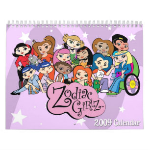 Calendrier de Girlz 2009 de zodiaque