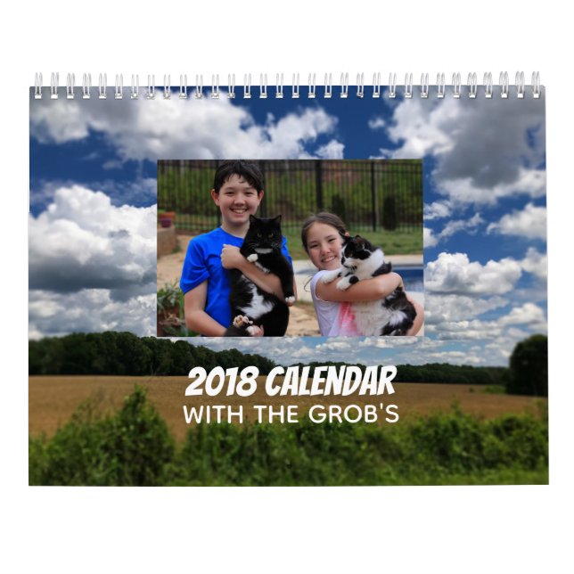 Calendrier de Grob 2018 (Dos)