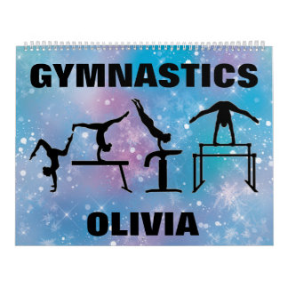 Calendrier de gymnastique Glam bleu