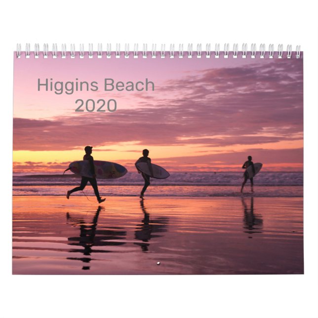 Calendrier de Higgins Beach 2020 (Protection)