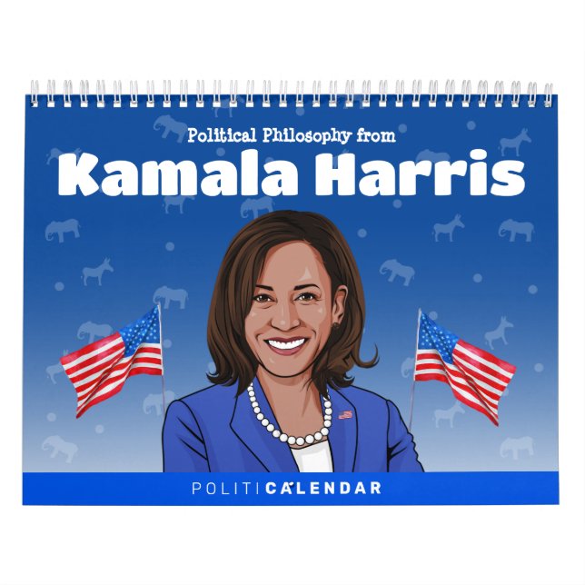 Calendrier de Kamala Harris sur l'humour politique (Protection)