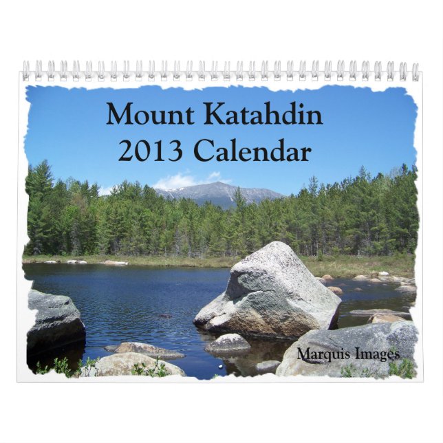 Calendrier de Katahdin 2013 de bâti (Protection)