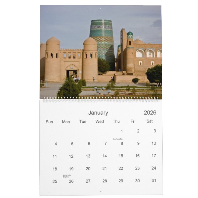 Calendrier de Khiva 2010 (Jan 2026)