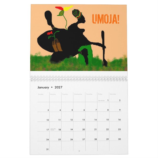 CALENDRIER DE KWANZAA (Jan 2027)