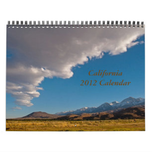 Calendrier de la Californie 2012
