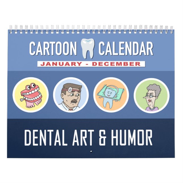 Calendrier de la caricature Humour dentaire (Protection)