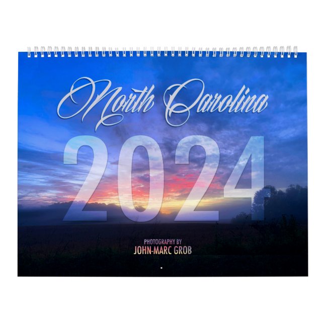 Calendrier de la Caroline du Nord 2024 (Protection)