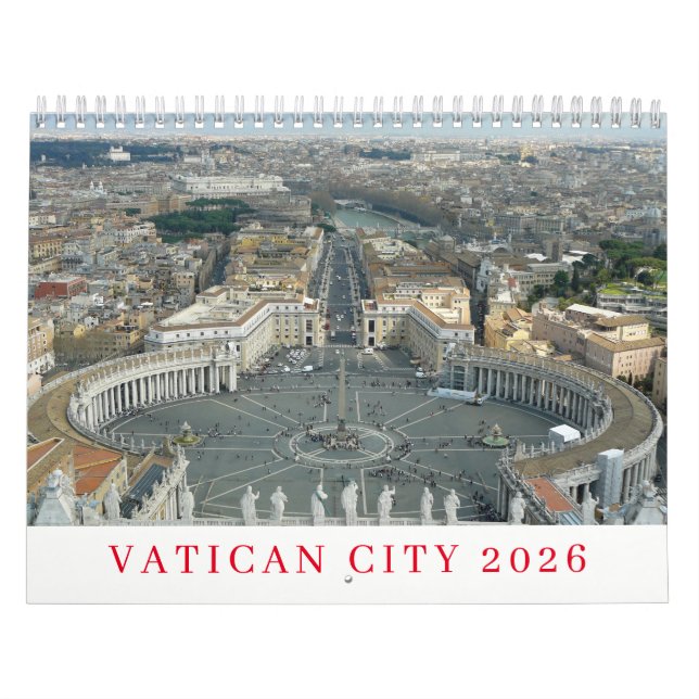 Calendrier de la Cité du Vatican 2026 (Protection)