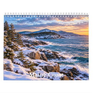 Calendrier de la côte du Maine 