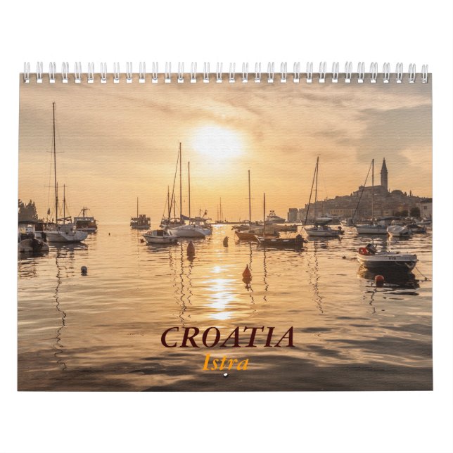 Calendrier de la Croatie Istra texturisé (Protection)