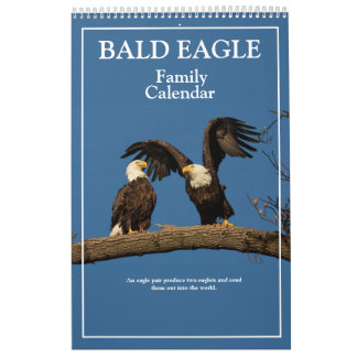 Calendrier de la famille de l'aigle à tête blanche