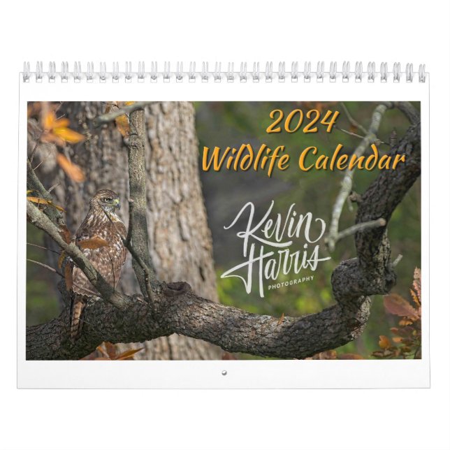 Calendrier de la faune 2024 par Kevin Harris (Protection)