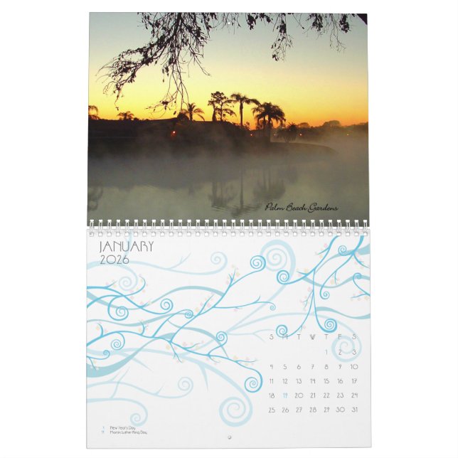Calendrier de la Floride (Jan 2026)