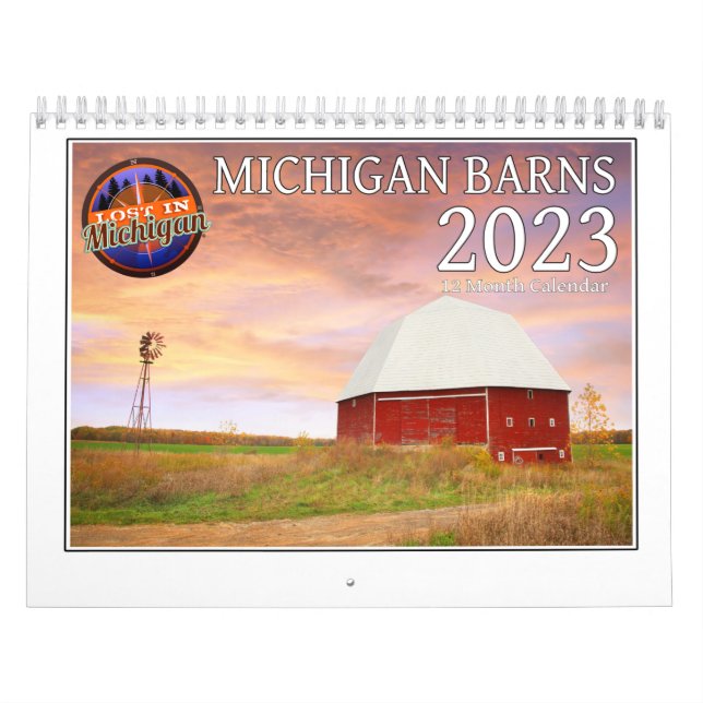Calendrier de la grange 2023 du Michigan (Protection)