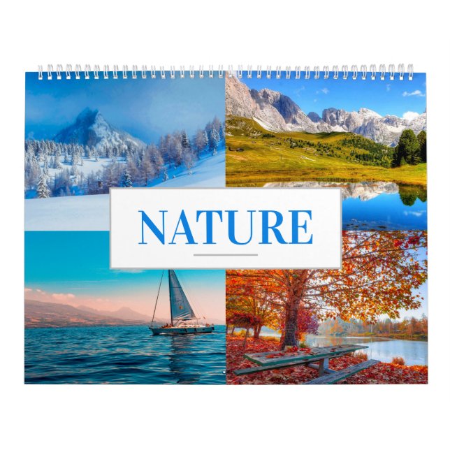 Calendrier de la nature Calendrier du mur de la ma (Protection)