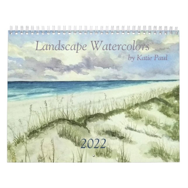 Calendrier de la peinture de paysage aquarelle (Protection)