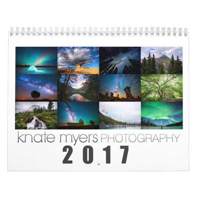 Calendrier de la photographie 2017 de Knate Myers (Protection)