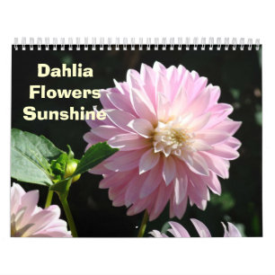Calendrier de la photographie de fleurs DAHLIA Fle
