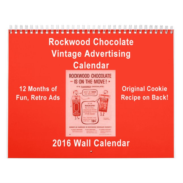 Calendrier de la publicité du chocolat Co de KRW (Protection)