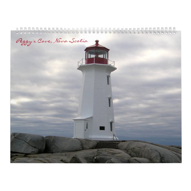 Calendrier de la route phare de Peggy's Cove (Protection)