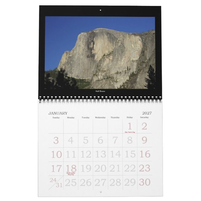 Calendrier de la traînée 2011 de John Muir (Jan 2027)