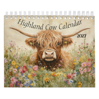 Calendrier de la vache des Highlands 2027
