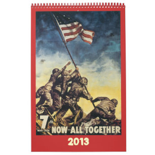 Calendrier de l'affiche de la guerre mondiale 2013