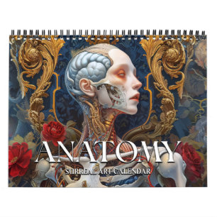 Calendrier de l'anatomie 3 de l'art surréel 2025