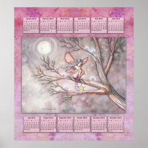 Calendrier de l'année 2012 Poster de Fée pour Peti