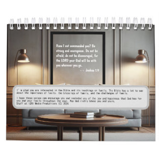 Calendrier de l'année : Les bénédictions de la fam