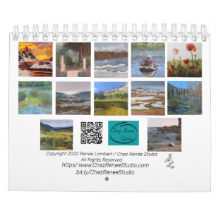 Calendrier de l'artiste - Paysages et paysages mar