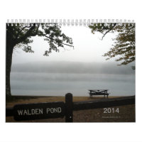 Calendrier de l'étang 2014 de Walden avec des