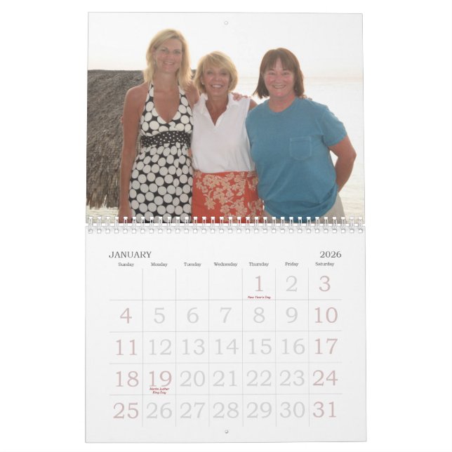 calendrier de maman et de Linda (Jan 2026)