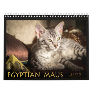 Calendrier de Mau de 2015 Egyptiens : Chats du