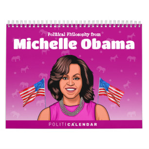Calendrier de Michelle Obama pour l'humour politiq