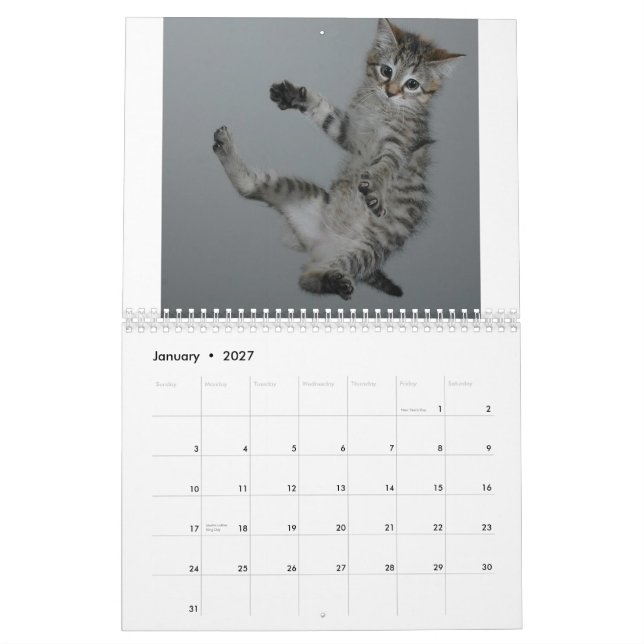 calendrier de MOIS, 2009 (Jan 2027)
